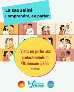 La sexualité : Comprendre, en parler
Viens en parler demain vendredi 10 avril à 16h au Pôle Jeunesse à Foix, avec les professionnels du PJC !