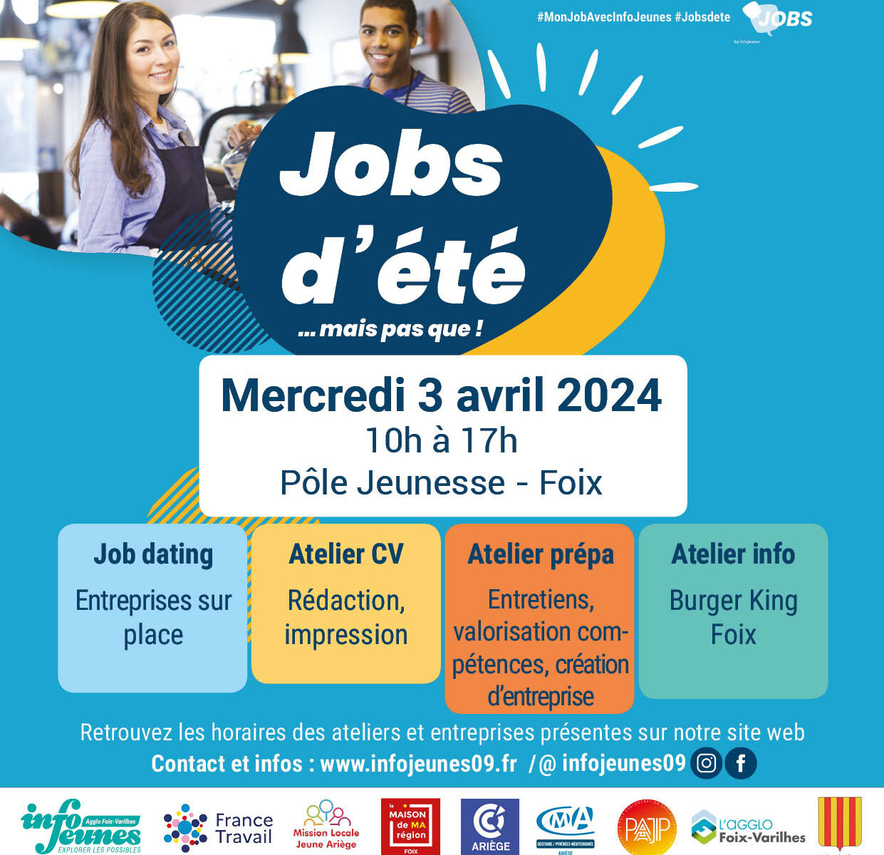 Forum job d'été - Foix - 2024