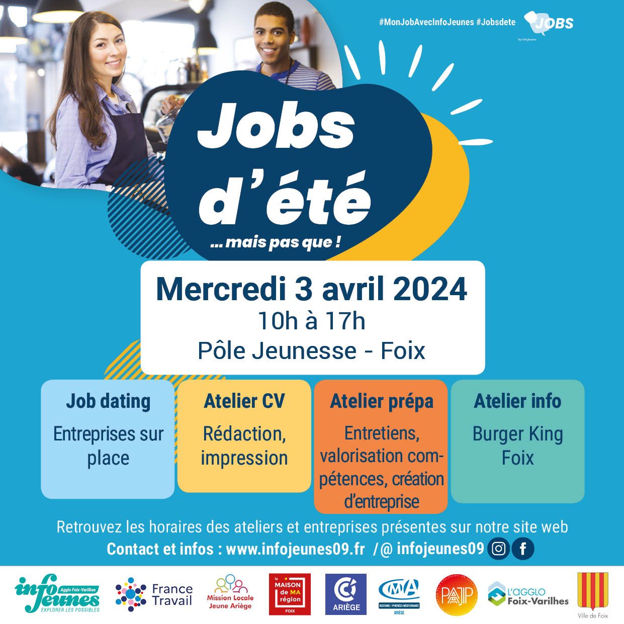 Forum job d'été - Foix - 2024